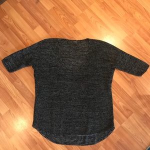 Express London Marled Tunic Sweater